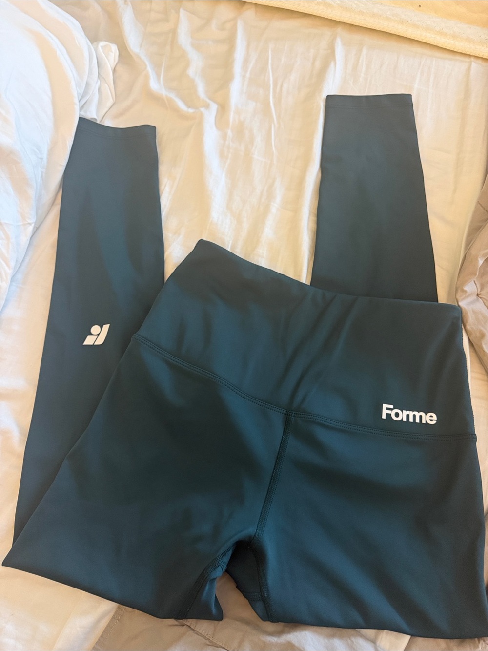 Forme High-Waist Leggings in Deep Teal